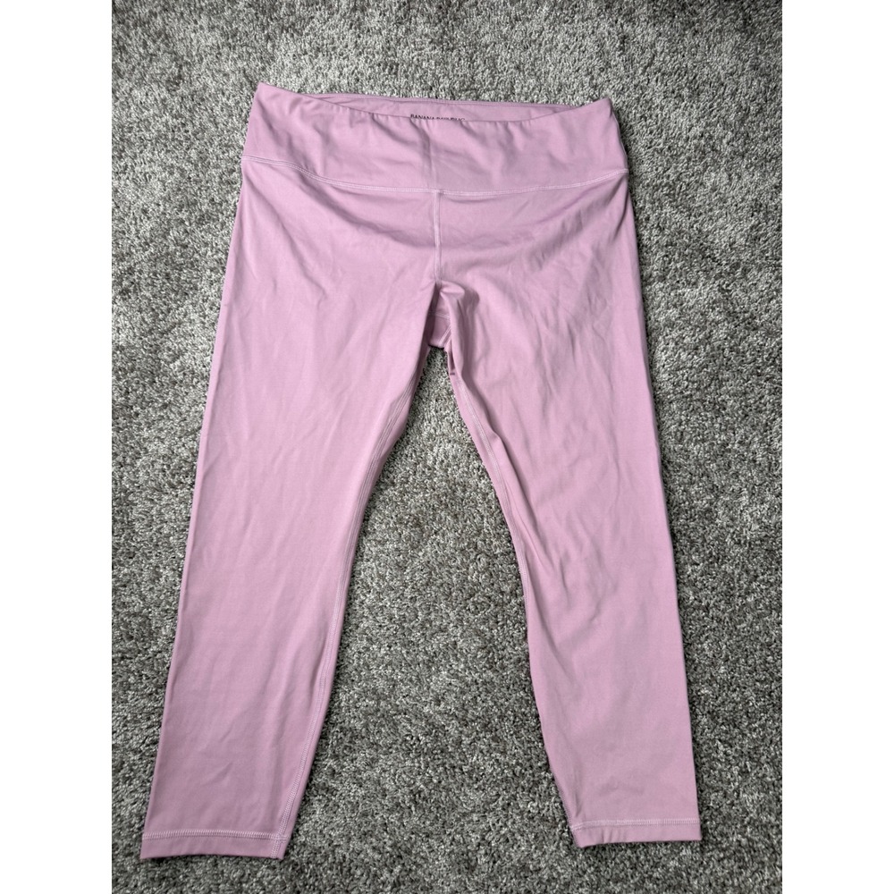 Banana Republic High Rise 7/8 Leggings Women's XL Mauve Pink